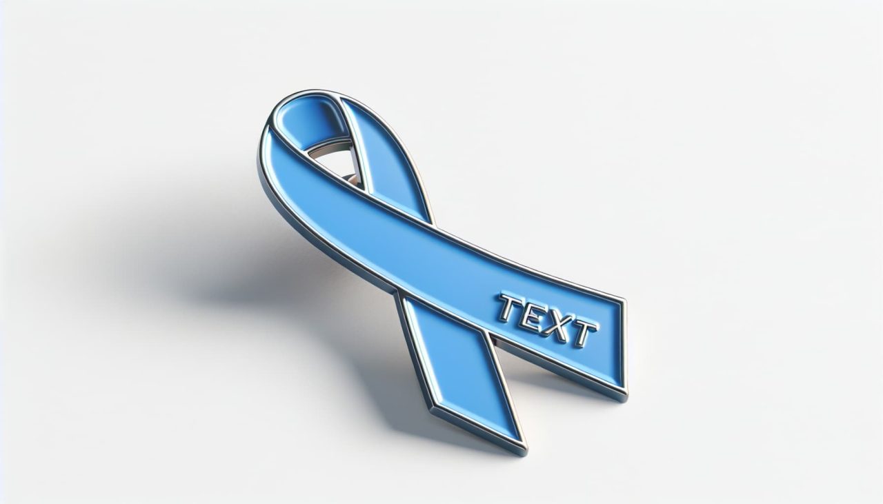 Blue Awareness Ribbon Pins - Custom Pins by Design Your Pins